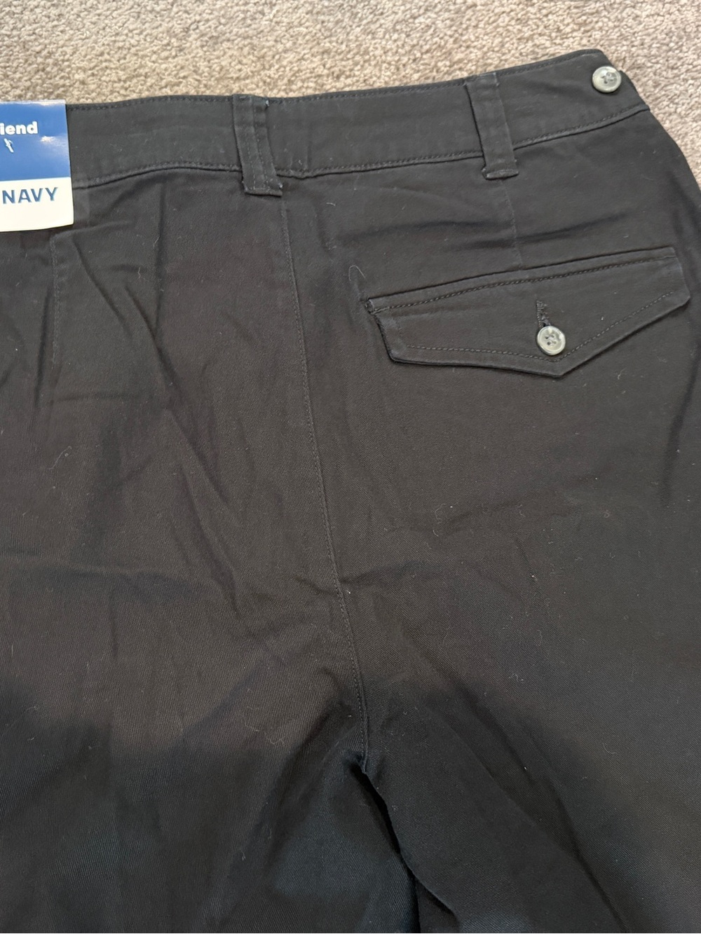 Old Navy black High rise boyfriend pants - Picture 8 of 11